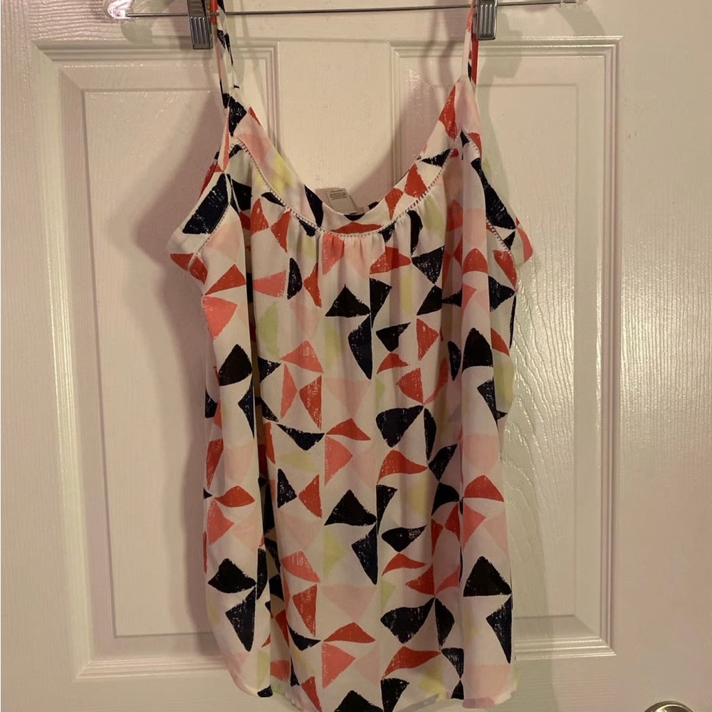 LOFT Multicolor Geometric Camisole